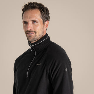 Men's Corey Half Zip Fleece | Black