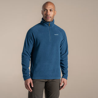 Men's Corey Half Zip Fleece | Poseidon Blue