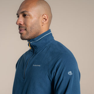 Men's Corey Half Zip Fleece | Poseidon Blue