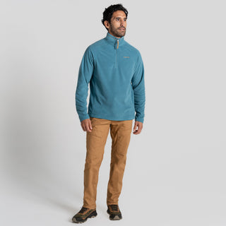 Men's National Trust Corey II Half Zip Fleece | Tranquil Blue