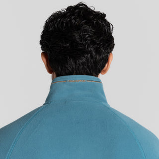 Men's National Trust Corey II Half Zip Fleece | Tranquil Blue