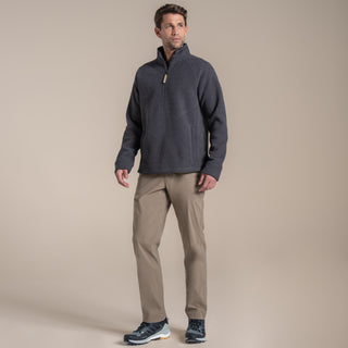 Men's Steeple Half Zip Fleece | Dark Iron