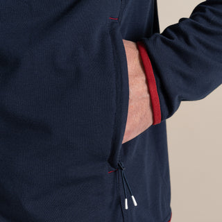 Men's NosiLife Copthorne Golf Full Zip Fleece | Blue Navy