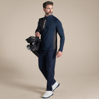 Men's NosiLife Goswick Golf Half Zip Top | Blue Navy