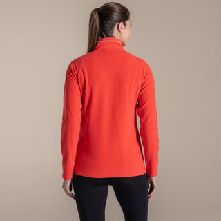 Women's Miska VI Half Zip Fleece | Red Dawn