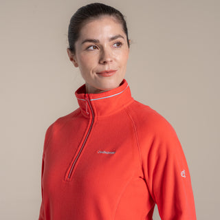 Women's Miska VI Half Zip Fleece | Red Dawn