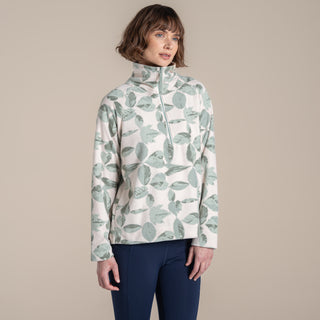 Women's Annjela Half Zip Fleece | Iced Matcha Print