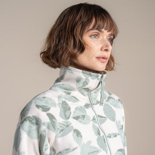 Women's Annjela Half Zip Fleece | Iced Matcha Print