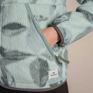 Women's Dante Full Zip Fleece | Sage Print