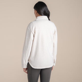 Women's Ribwort Overshirt | Ecru