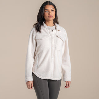 Women's Ribwort Overshirt | Ecru