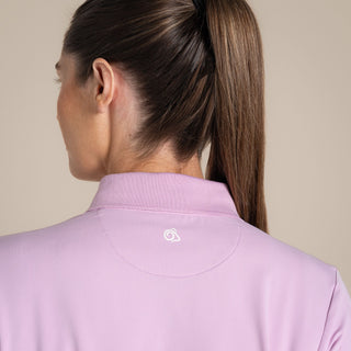 Women's NosiLife Thornbury Golf Long Sleeved Polo Top | Orchid