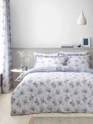Lucie Duvet Cover Set | Blue