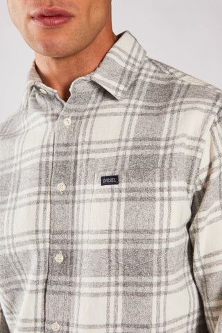 Fidel Shirt | Grey & White Check