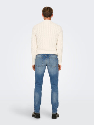 Weft Mid Rise Regular Jean | Light Blue Denim
