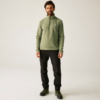 Men's Thompson Lightweight Half Zip Fleece | Oil Green
