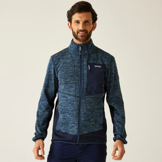 Men's Baslinn Full Zip Fleece | Moonlight Denim Marl Navy