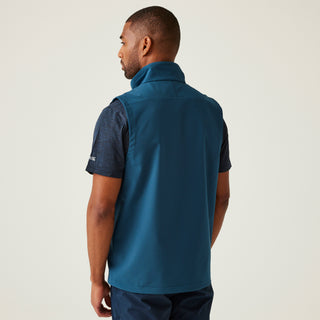 Men's Arana Bodywarmer | Moonlight Denim Tangerine