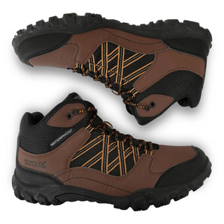 Men's Edgepoint Waterproof Mid Walking Boots Chestnut Inca Gold