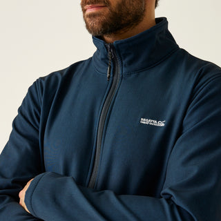 Men's Cera V Softshell Jacket | Navy Marl Moonlight Denim