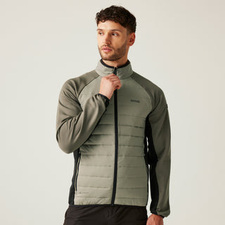 Men's Clumber IV Hybrid Jacket | Gold Sand Treetop Black