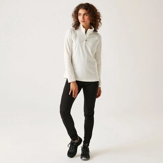 Women's Montes Lightweight Half-Zip Fleece Polar Bear White