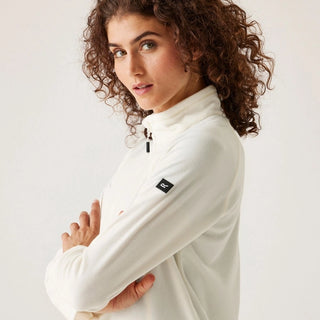 Women's Montes Lightweight Half-Zip Fleece Polar Bear White