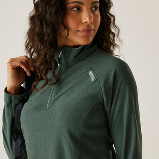 Women's Montes Lightweight Half-Zip Fleece | Spruce Green