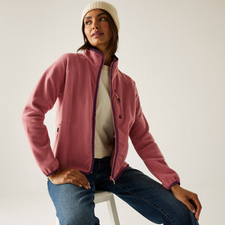 Women's Frankie Full Zip Fleece | Dust Rose
