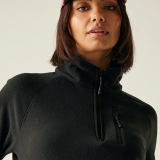 Women's Frankie Half Zip Fleece | Black