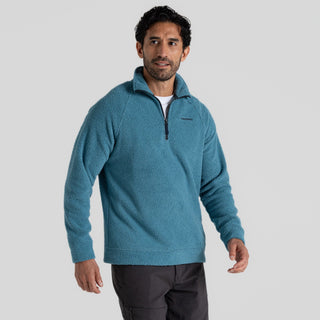 Men's Karlton Half Zip Fleece | Tranquil Blue