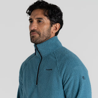 Men's Karlton Half Zip Fleece | Tranquil Blue