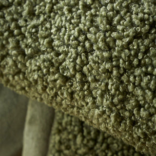 So Soft Velvet Boucle Throw | Olive