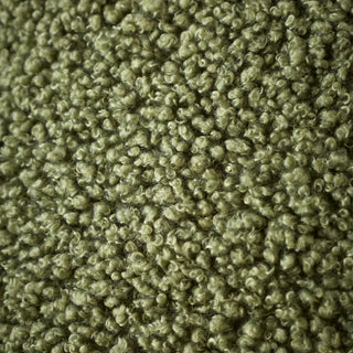 So Soft Velvet Boucle Cushion | Olive