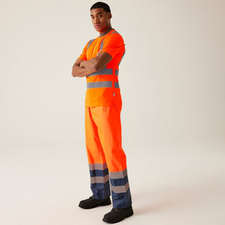 Men's Hi-Vis Pro Contract T-Shirt | Orange