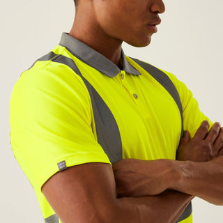 Men's Hi-Vis Pro Contract Polo | Yellow