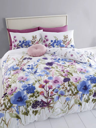 Countryside Floral  Duvet Cover  | Pink / Blue
