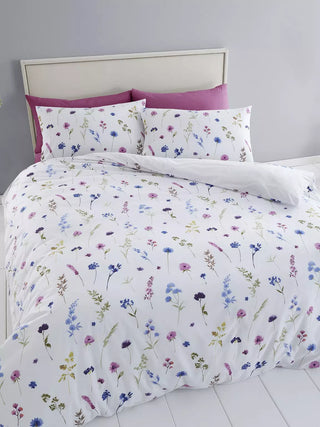 Countryside Floral  Duvet Cover  | Pink / Blue