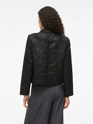 Mai Long Sleeve Blazer | Black Beauty