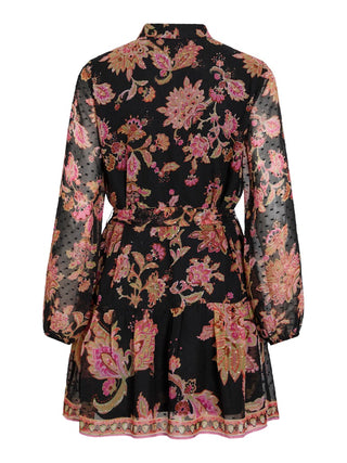 Praya Round Neck Dress | Black Beauty