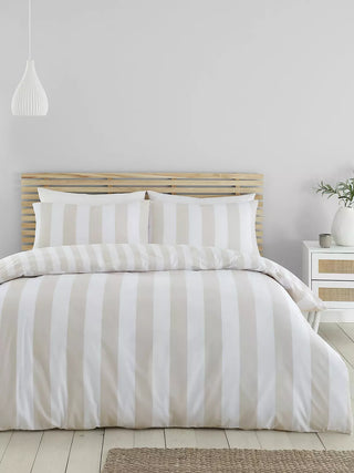 Cove Stripe Duvet Cover Set | Natural