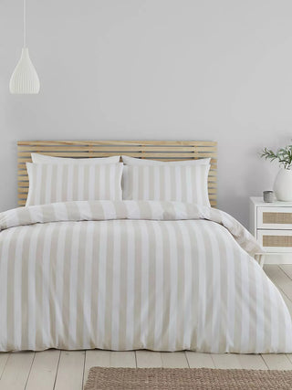 Cove Stripe Duvet Cover Set | Natural