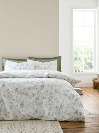 Thea Floral Duvet Cover Set | Green
