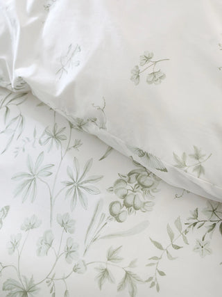 Thea Floral Duvet Cover Set | Green