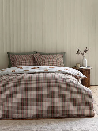 Angus Highland Cow Duvet Cover | Natural