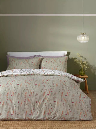 Brushed Grasmere Floral Duvet Cover  | Green