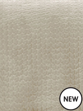 Attica Velvet Bedspread | Natural