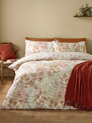 Autumn Leaves Duvet Cover Set | Natural