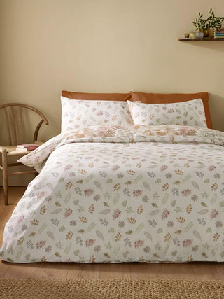Autumn Leaves Duvet Cover Set | Natural