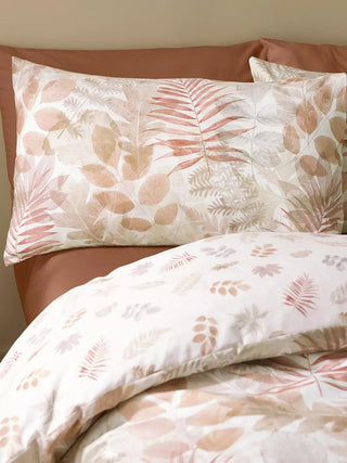 Autumn Leaves Duvet Cover Set | Natural